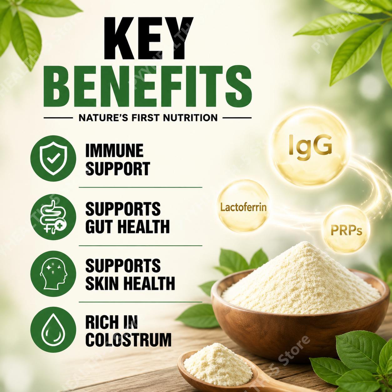 Bovine Colostrum Powder Suppor - огляд і ціна Colostrum Bovine Powder