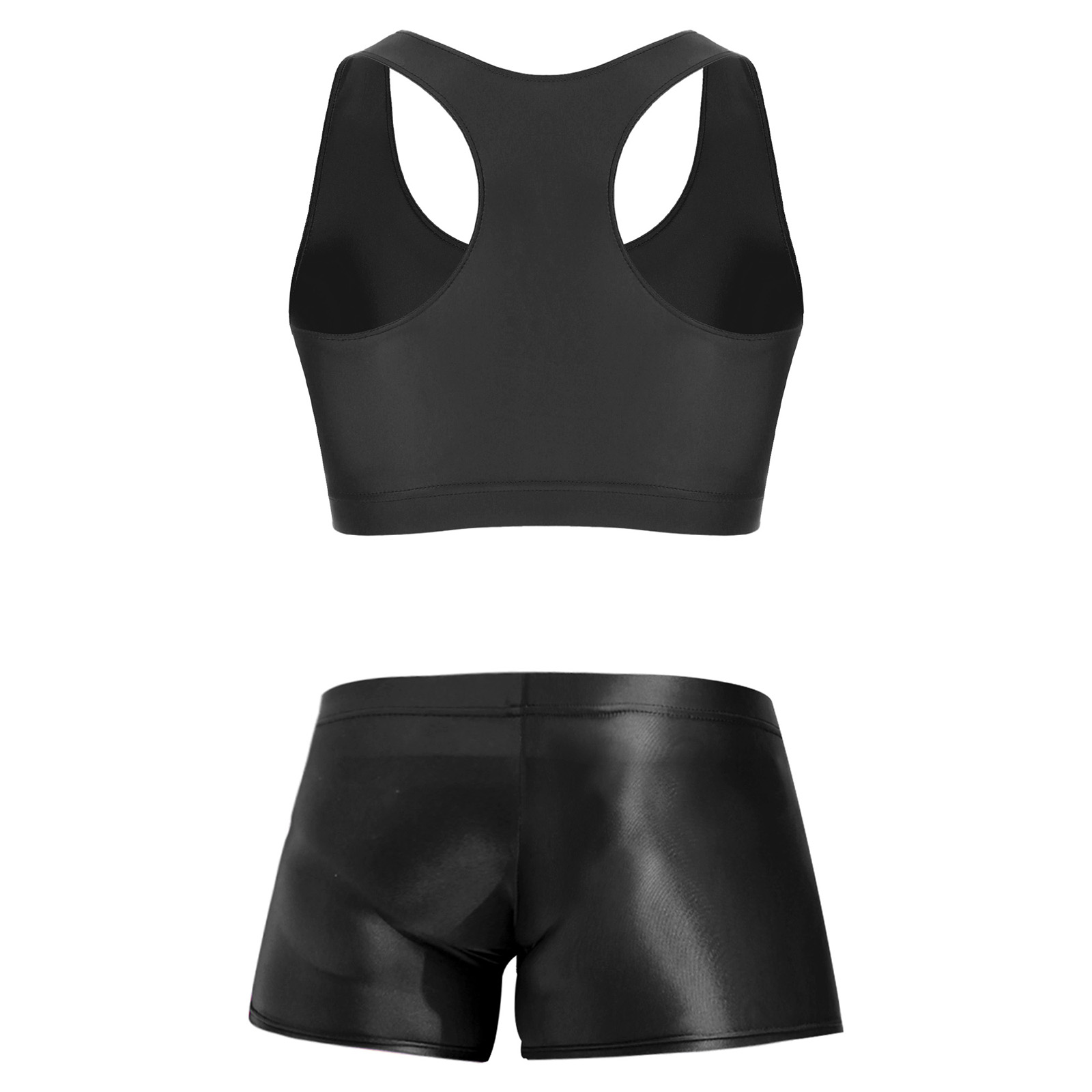Men Glossy Stretchy Fitness Ou - огляд і ціна Fitness & Nutrition Lab Zapopan