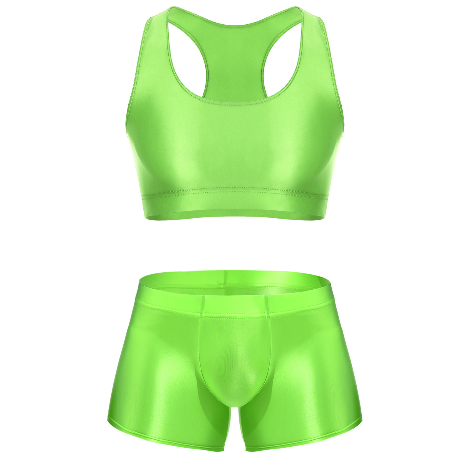 Men Glossy Stretchy Fitness Ou - огляд і ціна Fitness & Nutrition Lab Zapopan