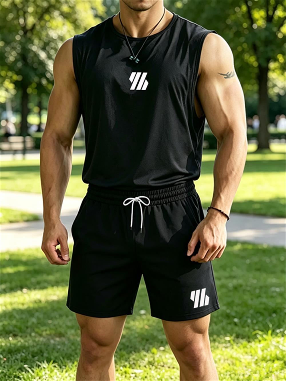 2026 new Men's Brand Vest Two- - огляд і ціна Fitness & Nutrition Lab Zapopan